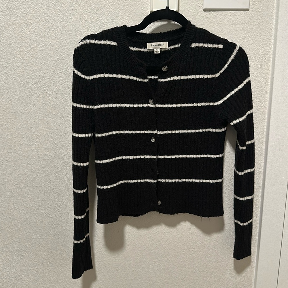 Sweater cardigan top